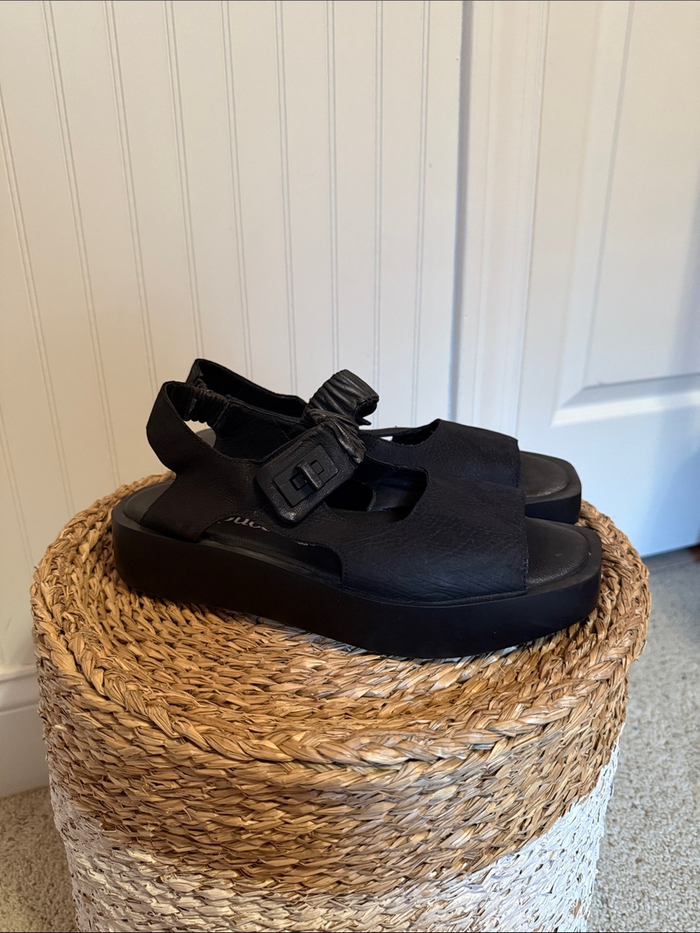 Women’s Papucei Platform Slingback Sandals - Black Shoes